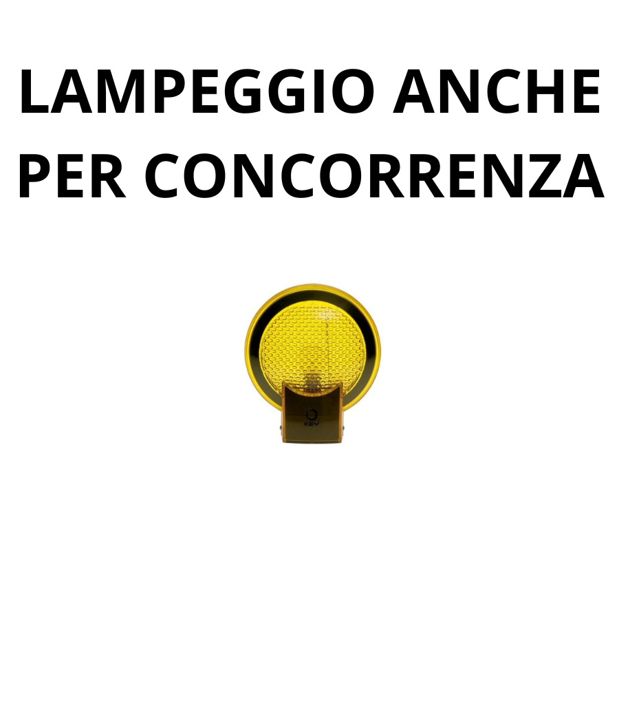 LUMY-230 - KEY AUTOMATION Lampeggiante di segnalazione 230 Vac, con antenna con gestione lampeggio (AUTOMAZIONE)