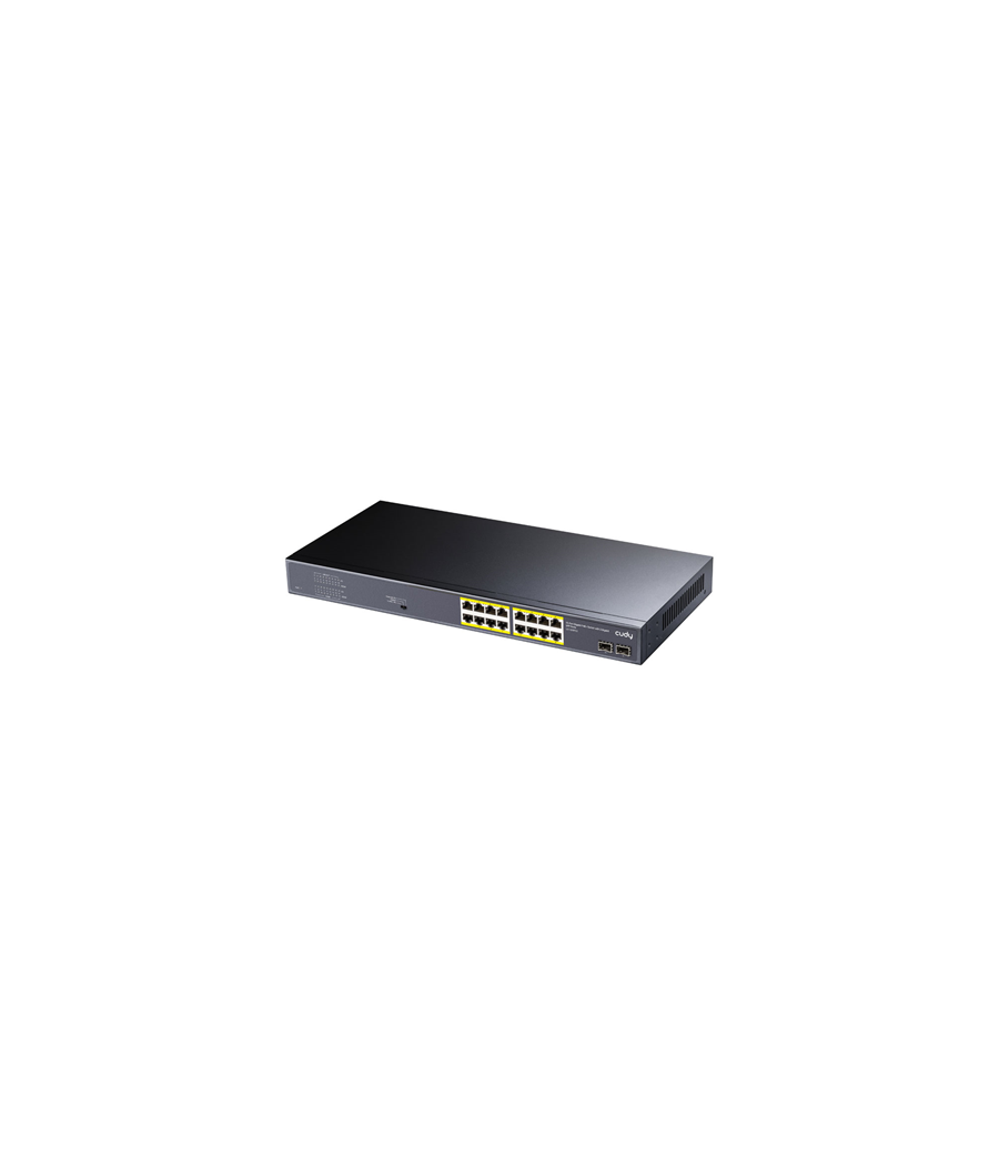 CUDY-12 - CUDY Switch 16 porte Gigabit PoE+ con 2 slot SFP