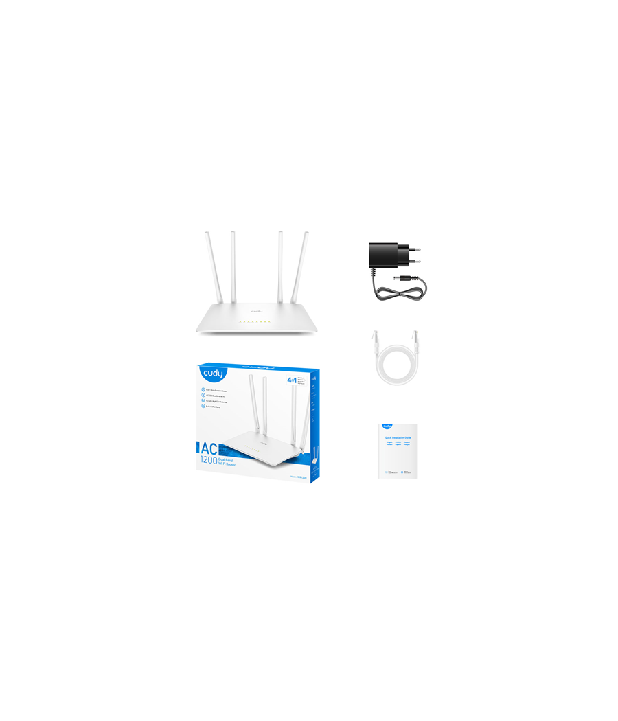 CUDY-39 - CUDY Router WiFi dual band AC1200
