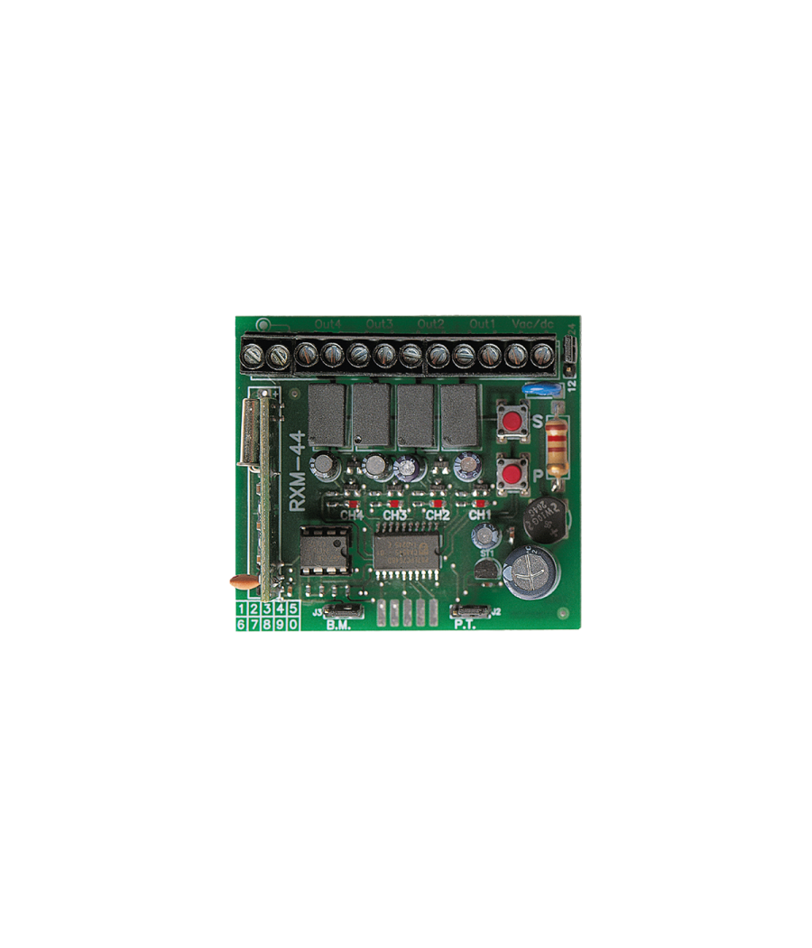 RXM-44R - KEY AUTOMATION RICEVENTE UNIVERSALE 4 CANALI, ROLLING CODE, MEMORIA 220 CODICI (AUTOMAZIONE)